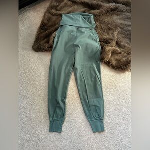 Lululemon super high rise ribbed waist folder over jogger